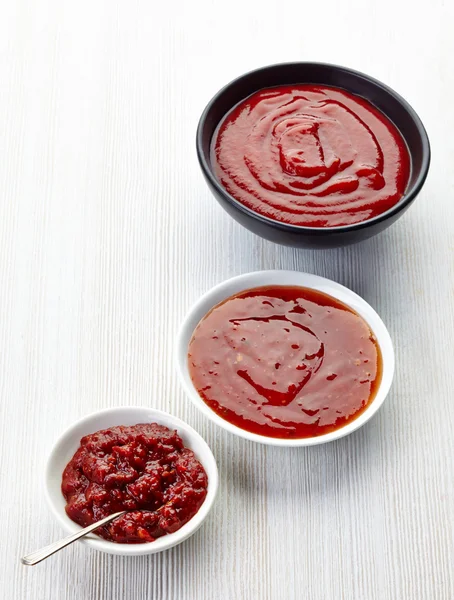 Varias salsas — Foto de Stock