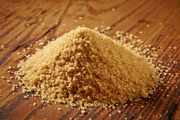 Brown sugar heap — Stock Photo, Image