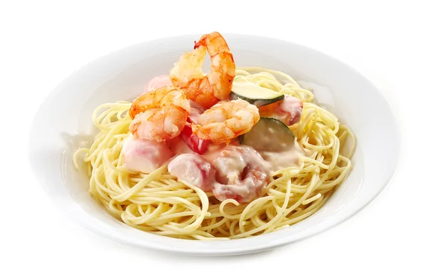 Spaghettis aux fruits de mer — Photo