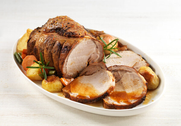 roasted pork