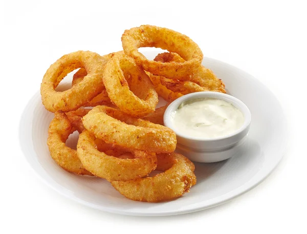 Fried calamari rings — Stock Photo, Image