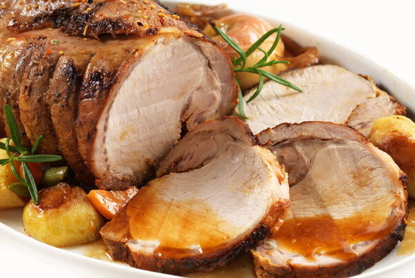 roasted pork