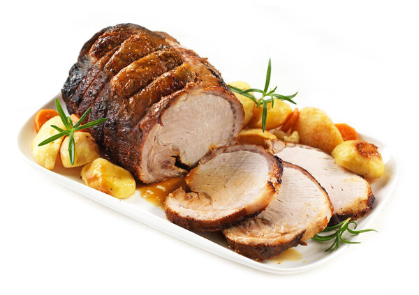 roasted pork