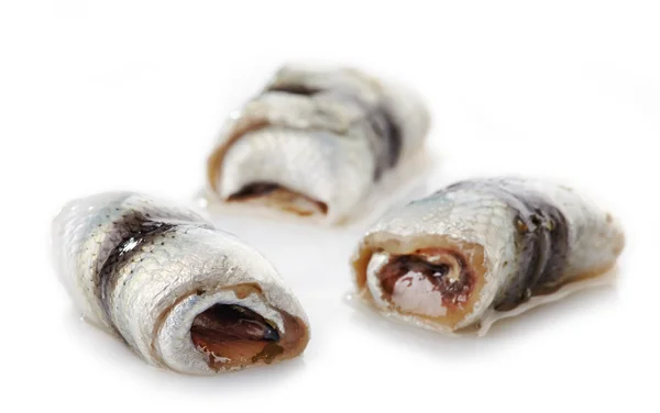 Rolos de anchovas — Fotografia de Stock