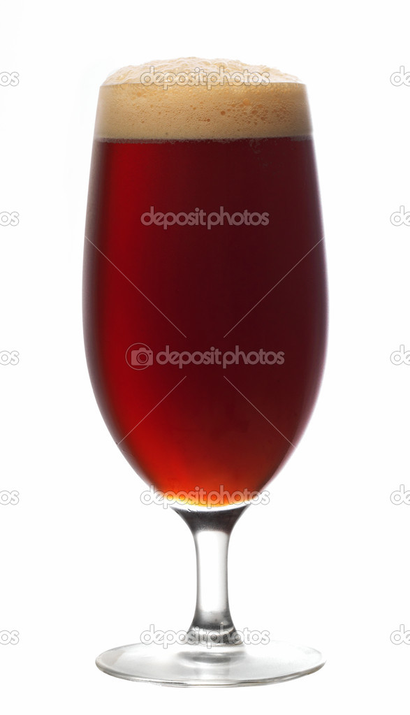 glass of dark beer