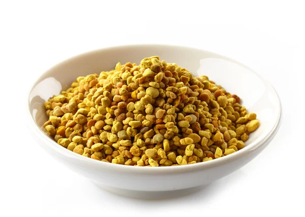 Bowl of bee pollen — Stock Photo, Image