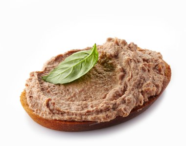 karaciğer pate ile ekmek