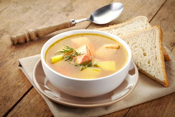 Bowl of fish soup — Stock Image Bowl of fish soup Royalty Free Stock Photos