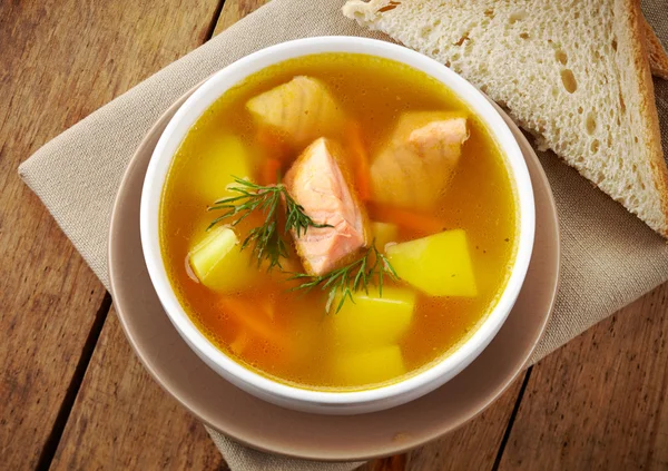 Bowl of fish soup — Stock Image Bowl of fish soup Royalty Free Stock Images