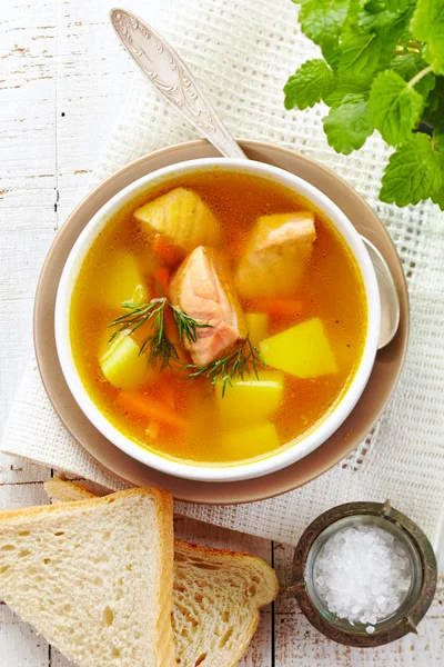 Bowl of fish soup — Stock Image Bowl of fish soup Stock Image