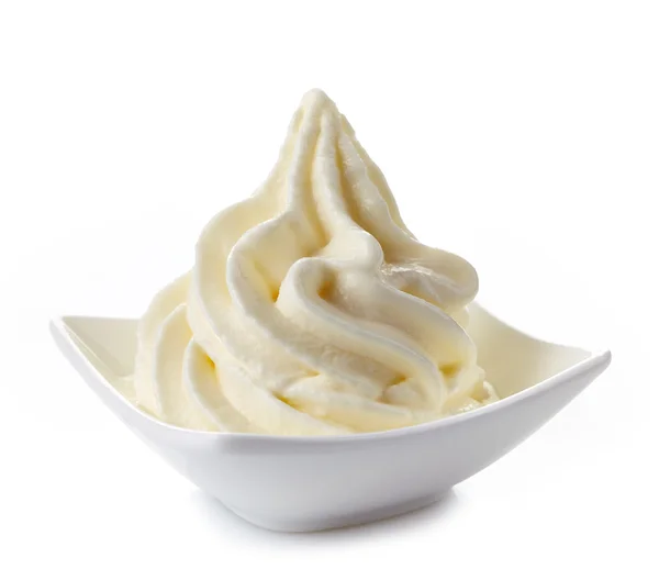 White ice cream — Stock Photo, Image