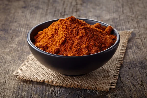 Red hot chili pepper powder — Stock Photo, Image