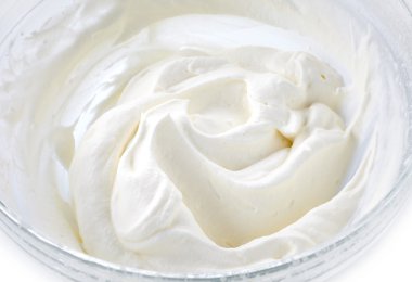 bowl of whipped cream clipart