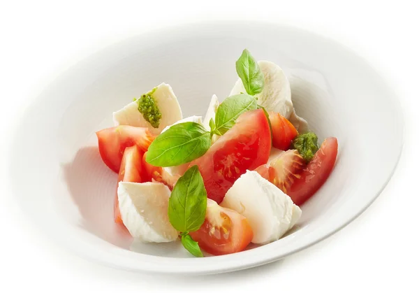 Tomat og mozzarella salat - Stock-foto