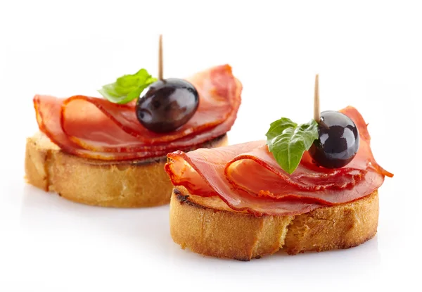 Tapas alimentari spagnole — Foto Stock