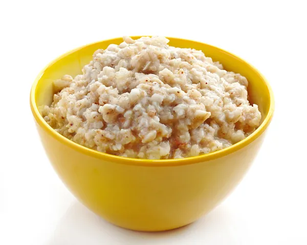 Bowl of various flakes porridge — Stock Photo, Image