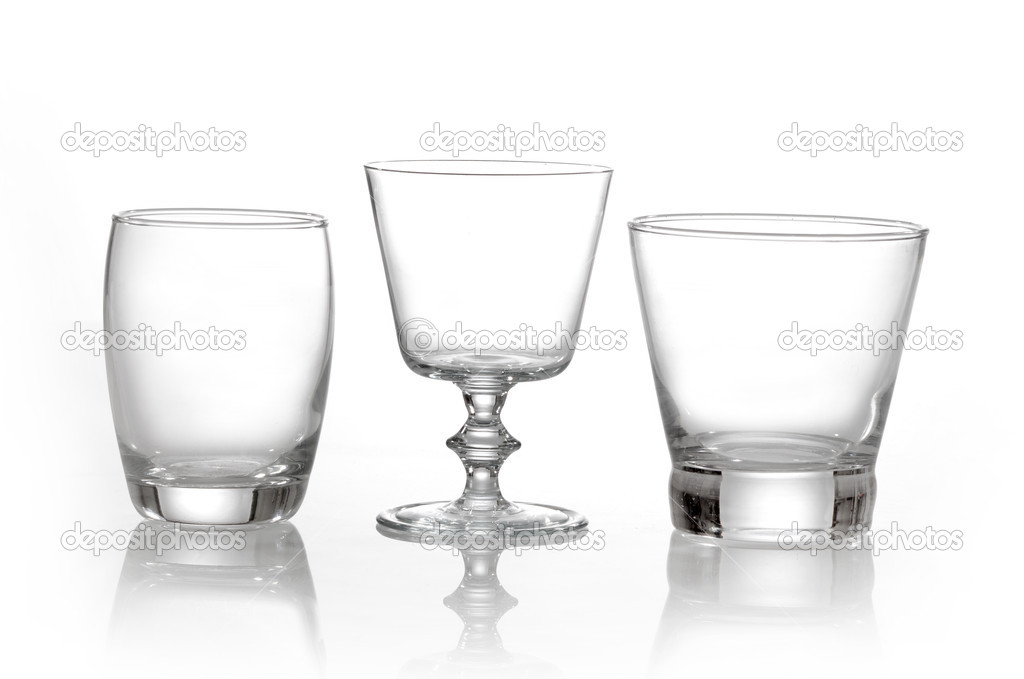 various juice glasses