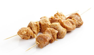 marine edilmiş domuz kebap