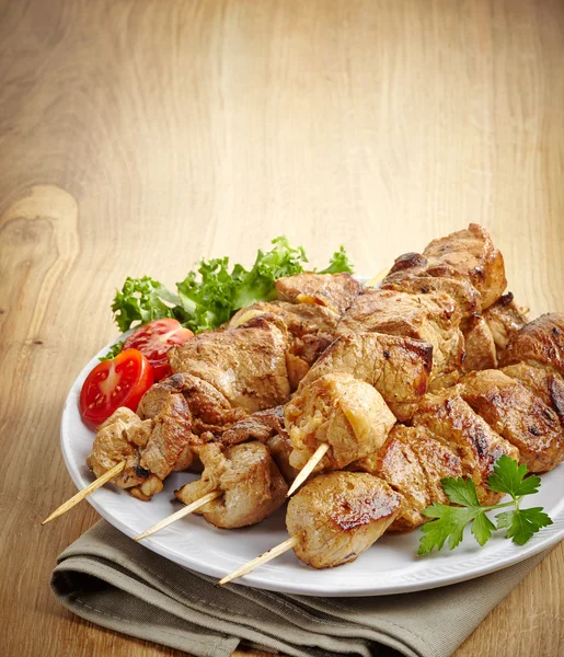 Grillad fläsk kött kebab — Stockfoto