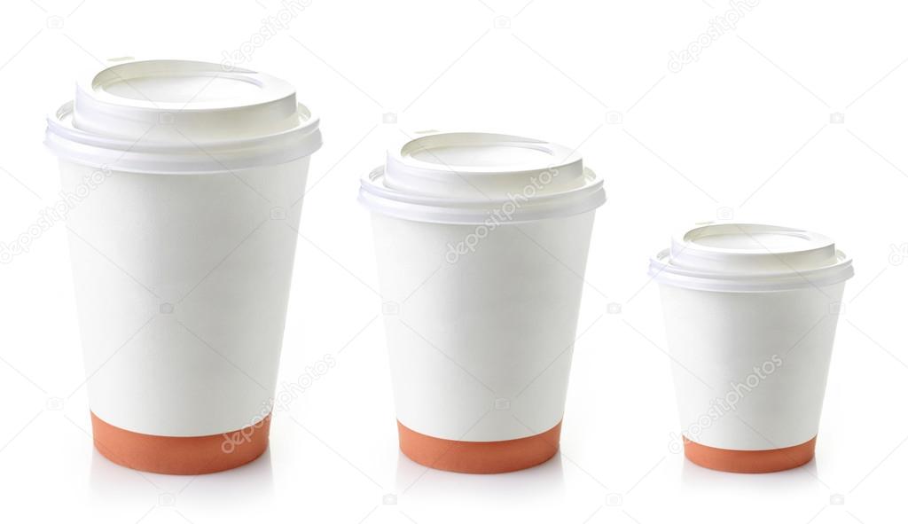 paper take away coffee cups