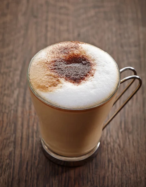 우유를 넣은 커피 — 스톡 사진