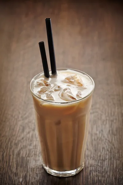 Iced coffee with milk — Stock Photo, Image