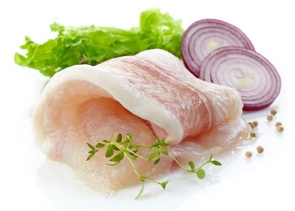 Rohes Fischfilet — Stockfoto