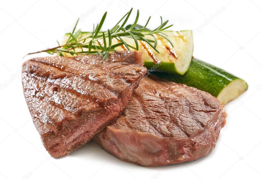 grilled beef steak