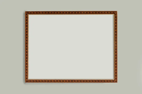 Empty Frame Grey Wall — Stock Photo, Image