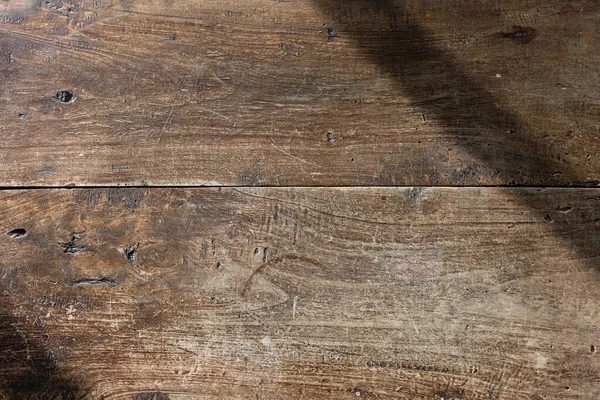 古い木材のテクスチャ背景のトップ ビュー — ストック写真