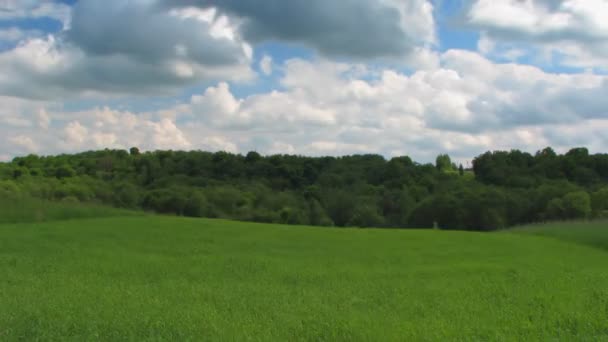 Landscape, blue sky, timelapse — Stock Video