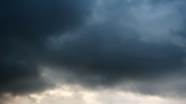 Nuvens de chuva, timelapse — Vídeo de Stock