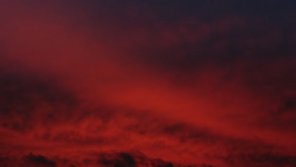 ciel rouge, timelapse 