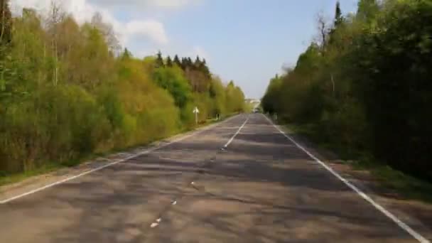 Rijden op landweg — Stockvideo