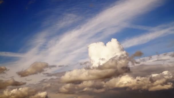 Nuvens no céu timelapse — Vídeo de Stock