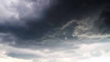 yağmur bulutları, timelapse