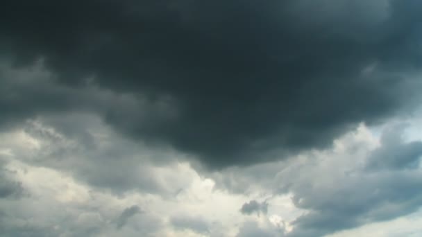 Nuvens de chuva, timelapse — Vídeo de Stock