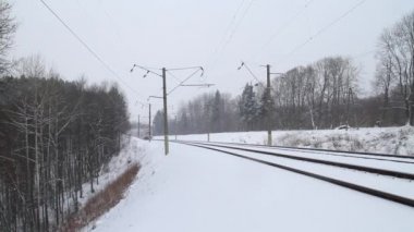 Kışın tren