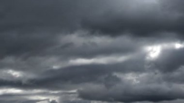 fırtına bulutları, timelapse