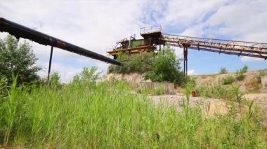 verlaten steengroeve, panorama