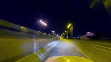gece, timelapse sürüş