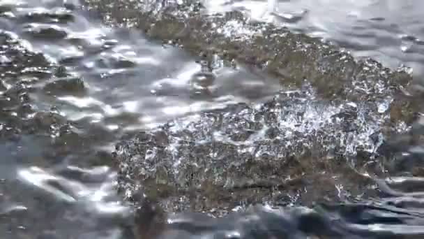 融化的冰湖中 — 图库视频影像
