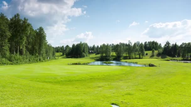 Golfové hřiště, time-lapse — Stock video