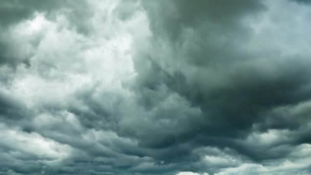 Nuvens de tempestade, lapso de tempo — Vídeo de Stock