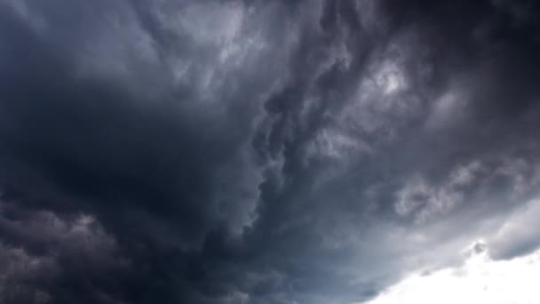 暴风雨的乌云延时 — 图库视频影像