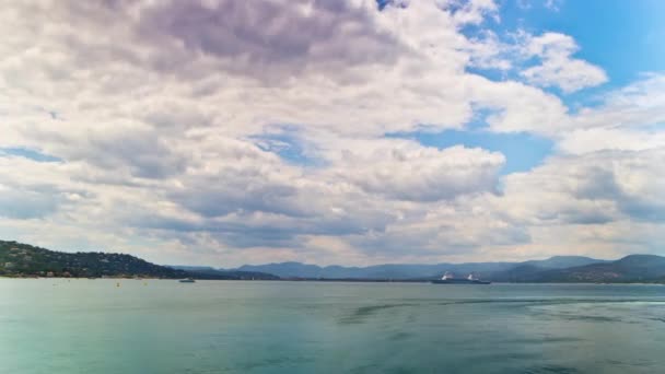 Côte d'Azur, time-lapse — Stockvideo