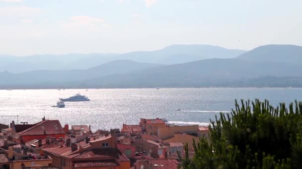 Panorama de Saint-Tropez — Vídeo de Stock