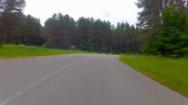 Route rurale, timelapse 