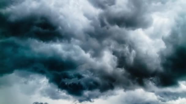 Nuvens de tempestade, timelapse — Vídeo de Stock