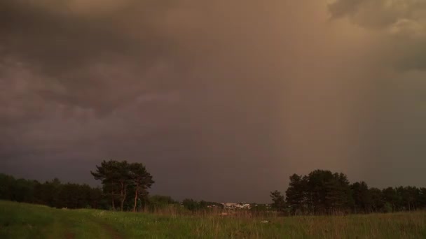 Paysage avec foudre et orage 